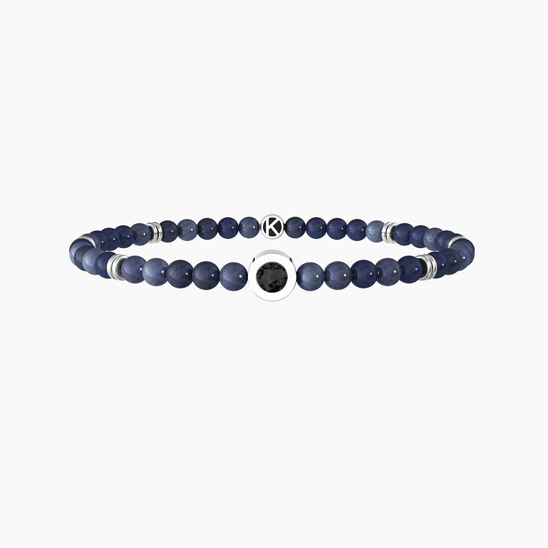 Pulsera de hombre Kidult con dumortierita azul 732254