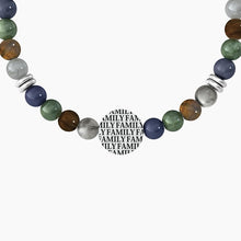 Cargar imagen en el visor de la galería, Pulsera De Hombre Con Piedras Naturales E Infinito Kidult 732259
