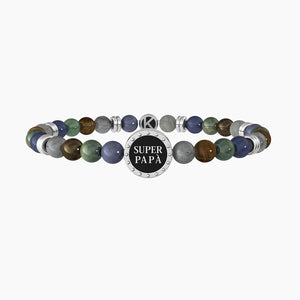 Pulsera de hombre Kidult con piedras naturales 732262
