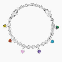 Load image into Gallery viewer, Bracciale regolabile con ciondoli e zirconi Philosophy Kidult 732276
