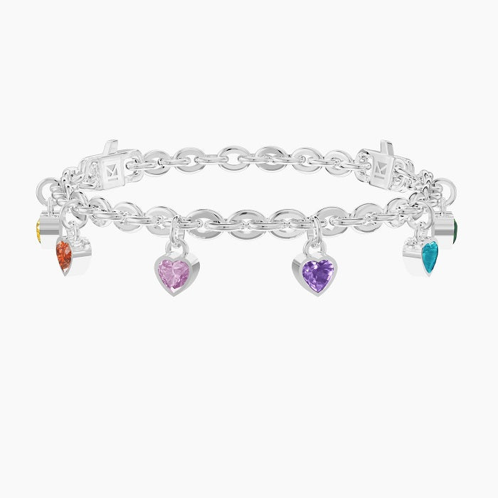 Bracciale regolabile con ciondoli e zirconi Philosophy Kidult 732276