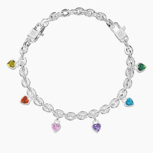 Bracciale regolabile con ciondoli e zirconi Philosophy Kidult 732276