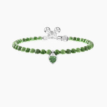 Cargar imagen en el visor de la galería, Bracciale regolabile da donna con diaspro verde Energy Stone 732277
