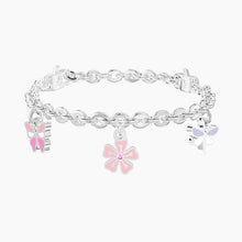 Cargar imagen en el visor de la galería, Bracciale regolabile da donna con ciondolo farfalla PRIMAVERA Life Kidult 732285
