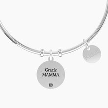 Cargar imagen en el visor de la galería, Bracciale rigido da donna con ciondolo mamma Family Kidult 732289
