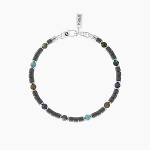 Bracciale da uomo con ematite e pietre Friendship Kidult 732301