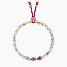 Cargar imagen en el visor de la galería, Bracciale elastico con agata e pietre Philosophy Kidult 732315
