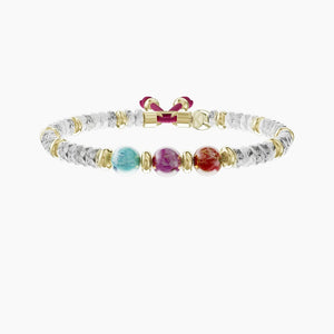 Bracciale elastico con agata e pietre Philosophy Kidult 732315