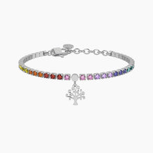 Cargar imagen en el visor de la galería, Bracciale tennis multicolor da donna con albero della vita Kidult Symbols 732325
