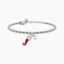 Carica l&#39;immagine nel visualizzatore di Gallery, Bracciale da donna con sfere e cornetto portafortuna Kidult Symbols 732331
