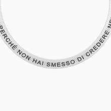 Cargar imagen en el visor de la galería, Bracciale da uomo in acciaio con frase kidult 732357
