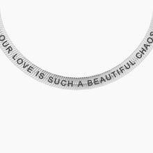 Cargar imagen en el visor de la galería, Coppia di bracciali elastici per lui e lei con frase Kidult 732358
