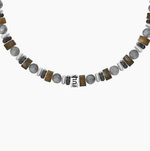 Cargar imagen en el visor de la galería, Bracciale da uomo in acciaio con pietre multicolor Kidult 732375
