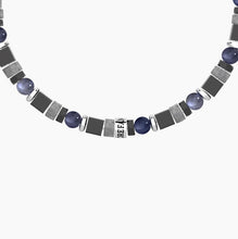 Carica l&#39;immagine nel visualizzatore di Gallery, Bracciale da uomo in acciaio con pietre multicolor Kidult 732376
