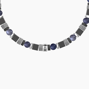 Bracciale da uomo in acciaio con pietre multicolor Kidult 732376