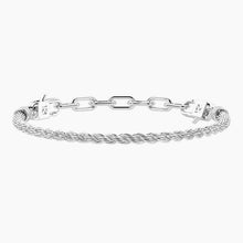 Load image into Gallery viewer, Bracciale componibile da donna con catena corda Kidult 732379

