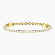 Load image into Gallery viewer, Bracciale tennis da donna in acciaio dorato componibile Kidult 732388
