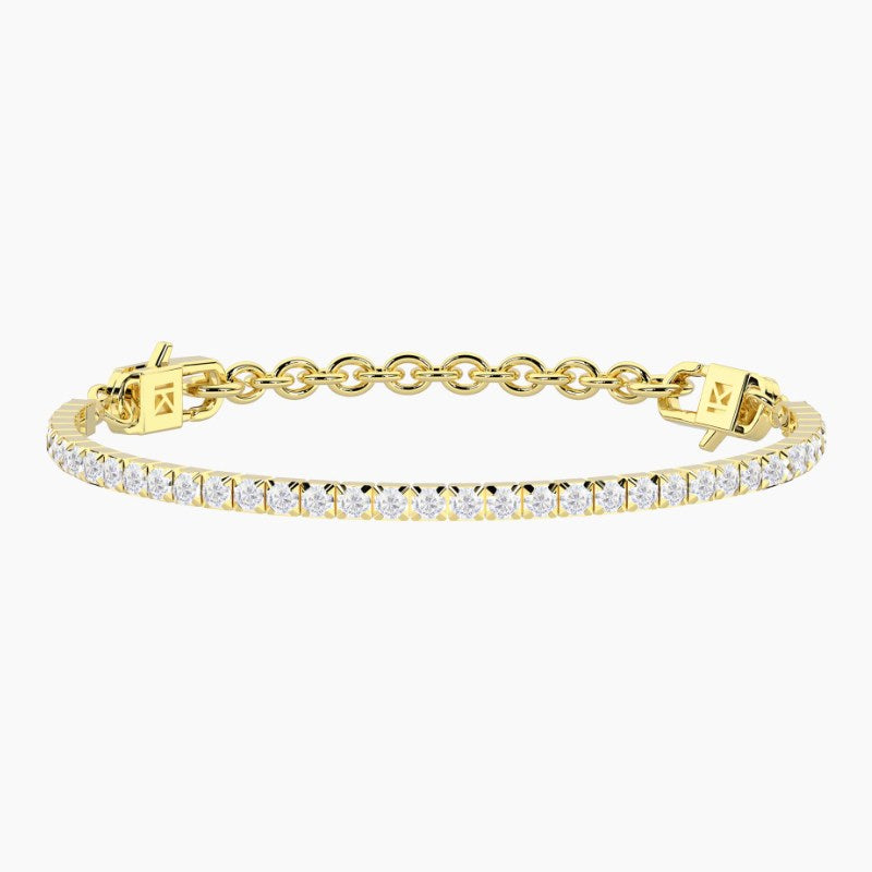 Bracciale tennis da donna in acciaio dorato componibile Kidult 732388