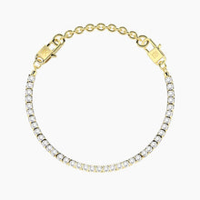 Load image into Gallery viewer, Bracciale tennis da donna in acciaio dorato componibile Kidult 732388

