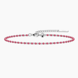 Cavigliera componibile in acciaio rosa Kidult 732390