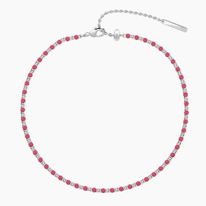 Cavigliera componibile in acciaio rosa Kidult 732390