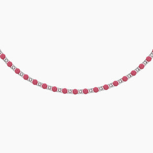 Cavigliera componibile in acciaio rosa Kidult 732390