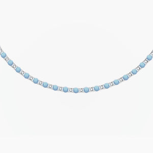 Cavigliera componibile in acciaio azzurra Kidult 732391