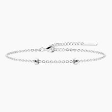 Load image into Gallery viewer, Cavigliera componibile in acciaio con catena diamantata Kidult 732394
