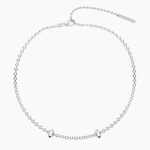Cavigliera componibile in acciaio con catena diamantata Kidult 732394