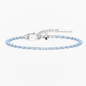 Bracciale da donna in acciaio componibile azzurro Kidult 732397