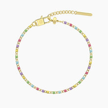 Carica l&#39;immagine nel visualizzatore di Gallery, Bracciale componibile da nonna in acciaio dorato multicolor Kidult 732399
