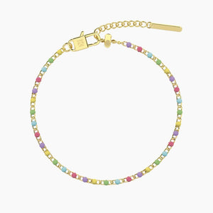 Bracciale componibile da nonna in acciaio dorato multicolor Kidult 732399