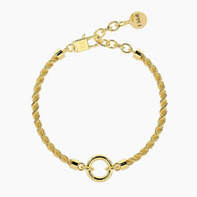 Cargar imagen en el visor de la galería, Bracciale da donna in acciaio con catena a corda DUETTO Kidult 732406
