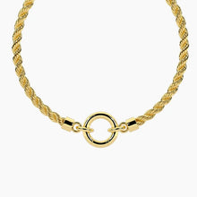 Cargar imagen en el visor de la galería, Bracciale da donna in acciaio con catena a corda DUETTO Kidult 732406
