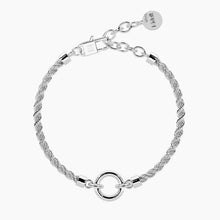 Cargar imagen en el visor de la galería, Bracciale da donna in acciaio con catena a corda DUETTO Kidult 732407
