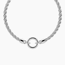 Cargar imagen en el visor de la galería, Bracciale da donna in acciaio con catena a corda DUETTO Kidult 732407
