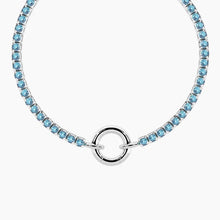 Carica l'immagine nel visualizzatore di Gallery, Bracciale da donna in acciaio con cristallo DUETTO Kidult 732416
