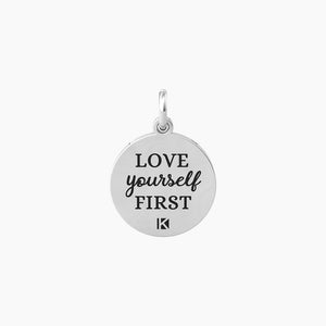 Ciondolo con cuore e frase love yourself Love Kidult 741007