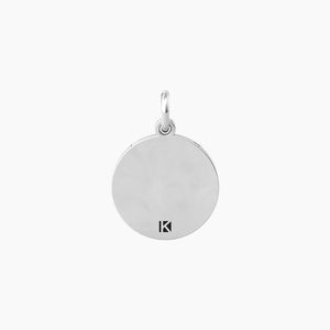 Ciondolo tondo con cuore con cristalli Symbols Kidult 741028