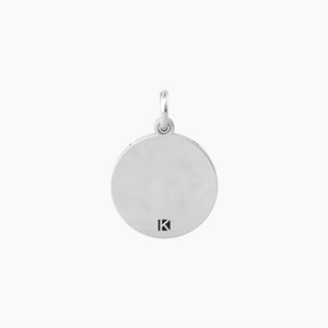 Ciondolo tondo con quadrifoglio con cristalli Symbols Kidult 741030