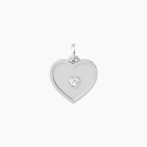 Ciondolo a forma di cuore con cristallo Love Kidult 741044