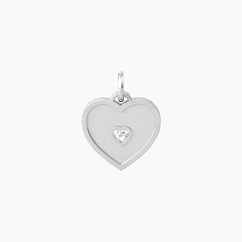 Ciondolo a forma di cuore con cristallo Love Kidult 741044