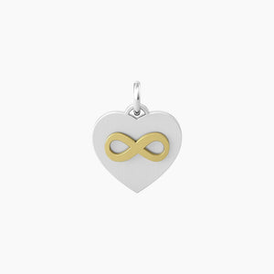 Ciondolo cuore con elemento infinito Symbols Kidult 741046