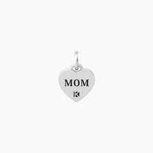 Load image into Gallery viewer, Heart pendant with mom writing and Family Crystal Kidult 741055
