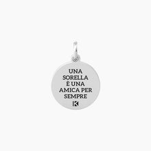 Carica l&#39;immagine nel visualizzatore di Gallery, Ciondolo con scritta sorella ed elemento cuore Family Kidult 741057
