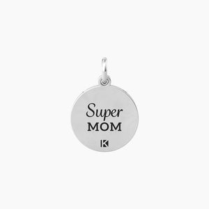 Ciondolo con scritta super mom e cuore Family Kidult 741058