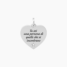 Carica l&#39;immagine nel visualizzatore di Gallery, Ciondolo a forma di cuore con frase dickens Love Kidult 741059
