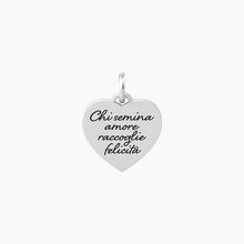 Carica l&#39;immagine nel visualizzatore di Gallery, Ciondolo cuore con frase shakespeare Love Kidult 741061
