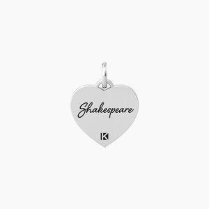 Ciondolo cuore con frase shakespeare Love Kidult 741061