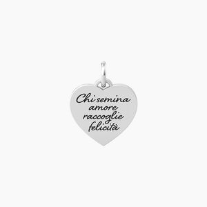 Ciondolo cuore con frase shakespeare Love Kidult 741061